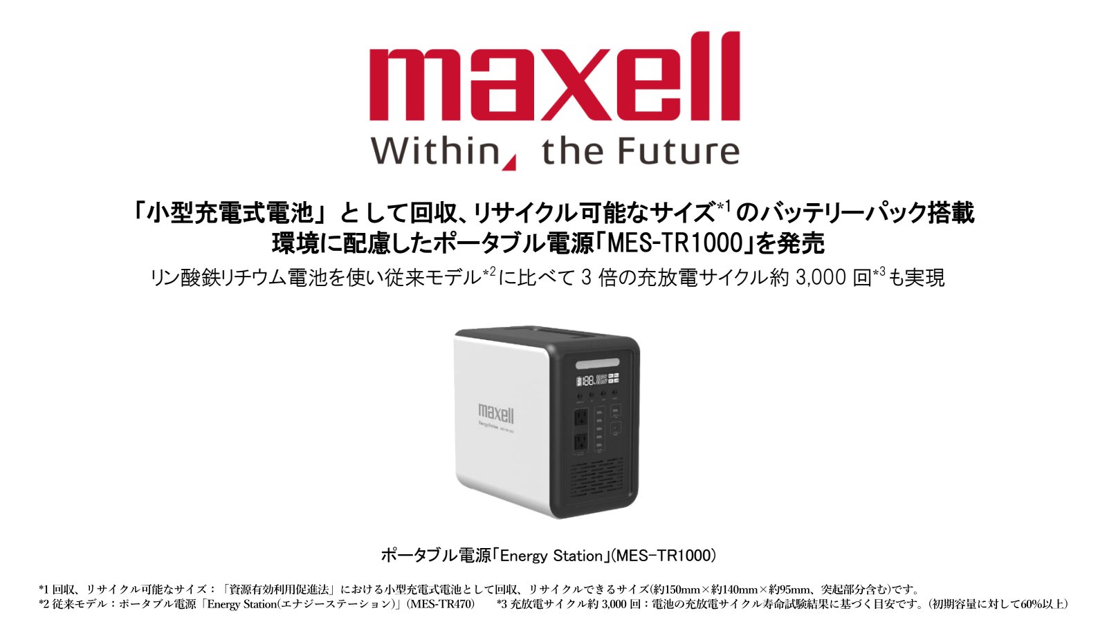 新作商品も続々入荷中！ ◇未開封 マクセル Maxell MES-TR470 ポータブル電源 家庭用 その他