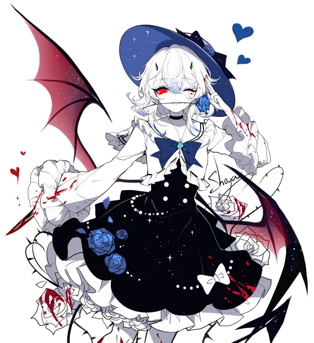 #オリジナル #オリジナルイラスト #ヴァンパイア 