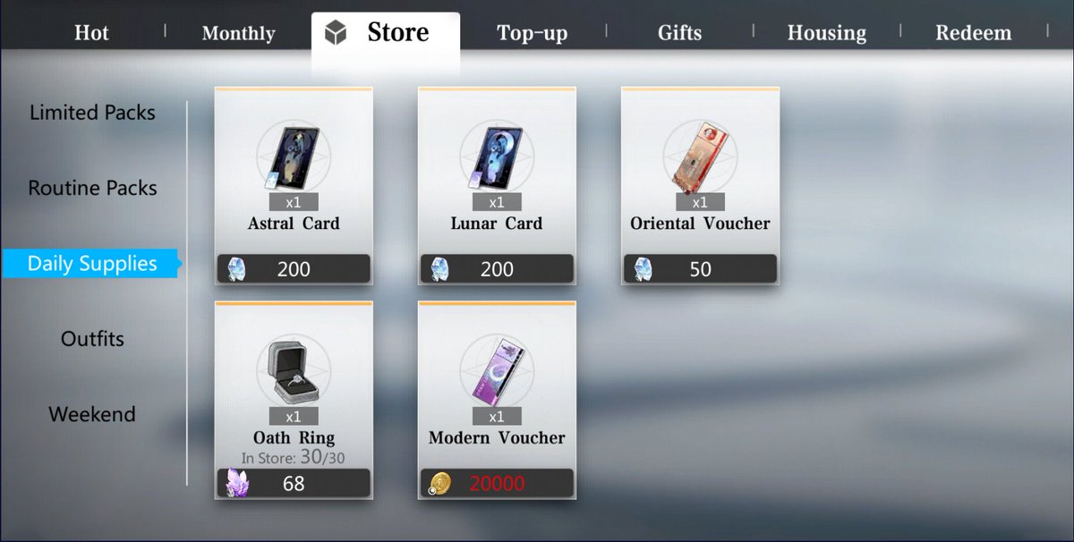 SoulTide's tweet photo. Dear evokers, in addition to the limited packs—Cupid's Special and A Pair of Rings—oath rings are also purchasable in Daily Supplies. https://t.co/ruKpVvMXgs