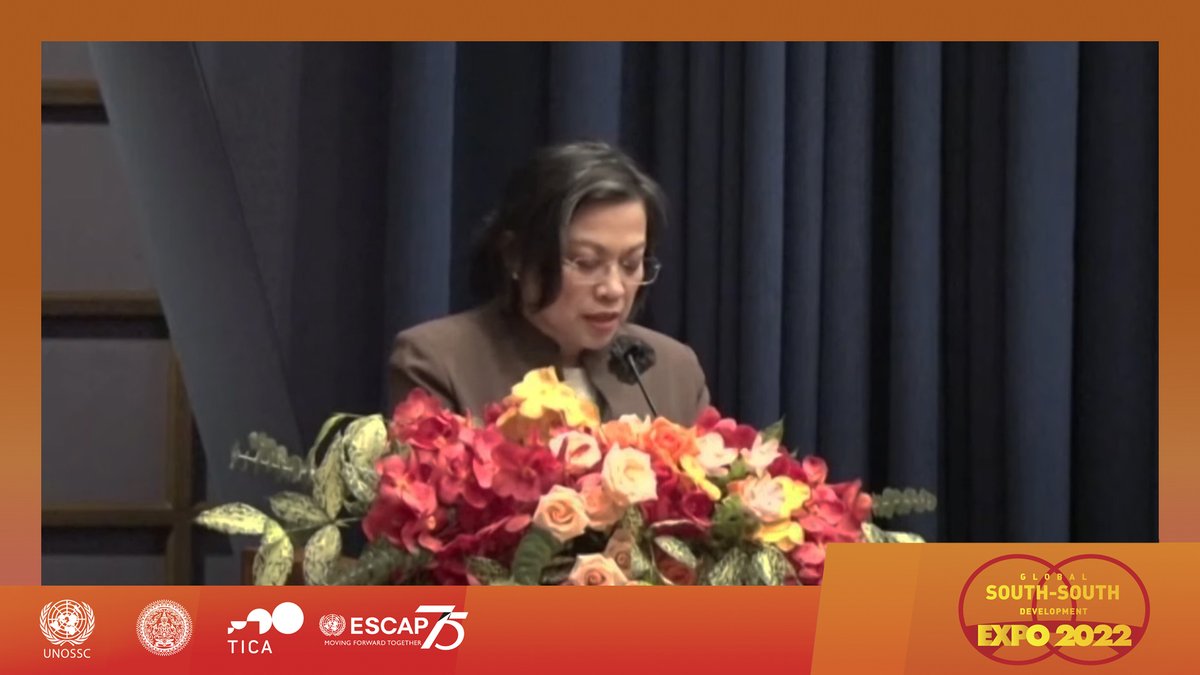 UNOSSC's tweet photo. 🗨️ #DGForum 2022: 26 countries participated in the Asia-Pacific DG Forum, said Ms. Millicent Cruz Peredes, Ambassador of the Philippines to the Kingdom of Thailand. Among others, it was noted that concrete measures are needed to strengthen #SouthSouth cooperation in the region. https://t.co/LESb6wNiiq