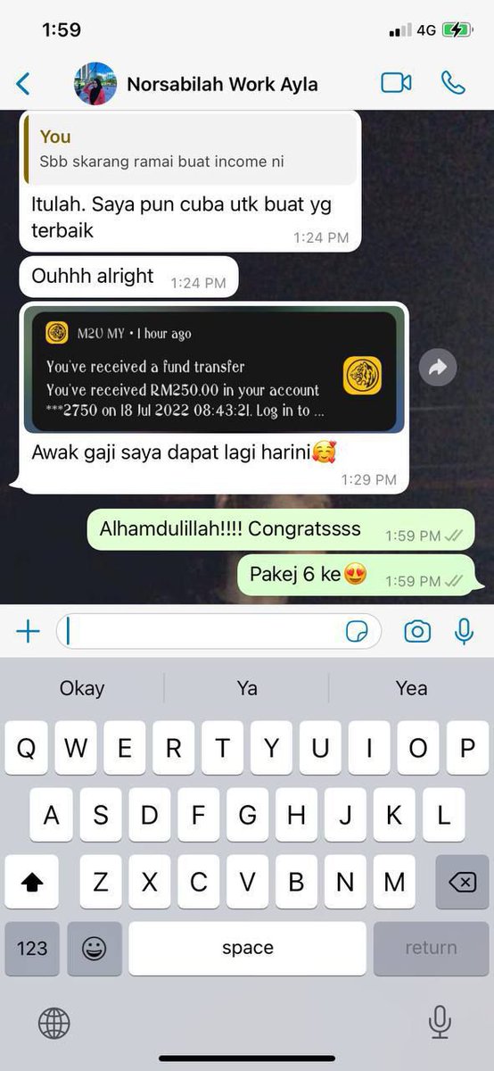 shugareee's tweet photo. HAI KORANGGG , NAK TAHU TAK SELAMA NI I BUAT INCOME DARI MANA ? HEHEHEH

wahhh😍 kerja dari rumah je dh boleh dapat 2k dlm seminggu and dia ni still student tpi dh boleh banggakan orng tua🤍 korng tak nak ke jadi mcm dia? tekan link ni !
https://t.co/zgEmS5vLVH https://t.co/R8GohquAa5