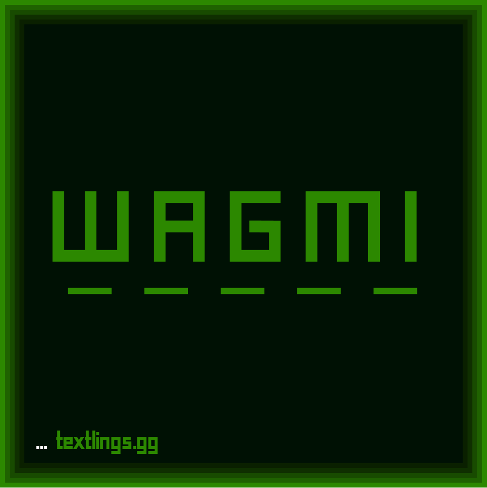 textlings's tweet image. ‼ PUZZLING #24 ANSWER ‼

How many attempts did it take you to solve:
WAGMI

Post your first guess below for a chance to win a WL role!

#wordle #textlings #p2e #puzzle #NFTGaming #ETH #crypto #nft #winners #challenge