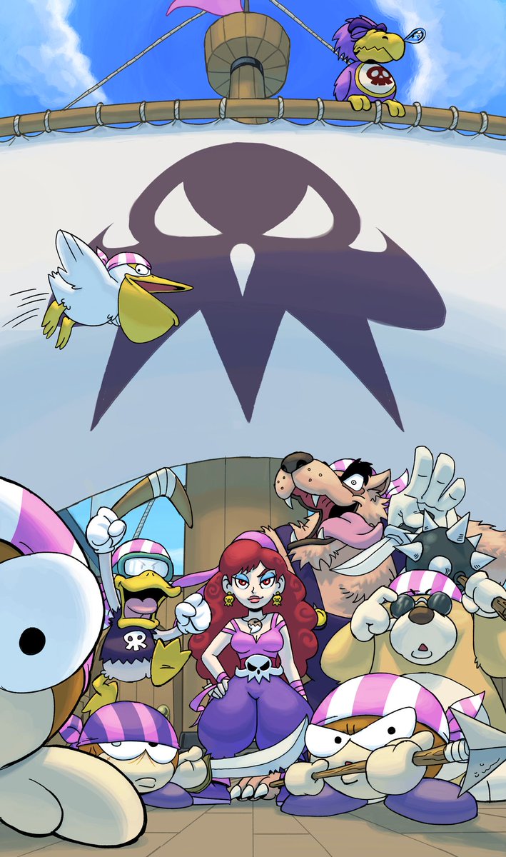 Stixdude's tweet image. Hey, just want to give my thanks to all 1,000+ of you for your interest (and patience) with the development of this project. To celebrate reaching this milestone, here's a drawing of how the Black Sugar Pirates will appear in-game.