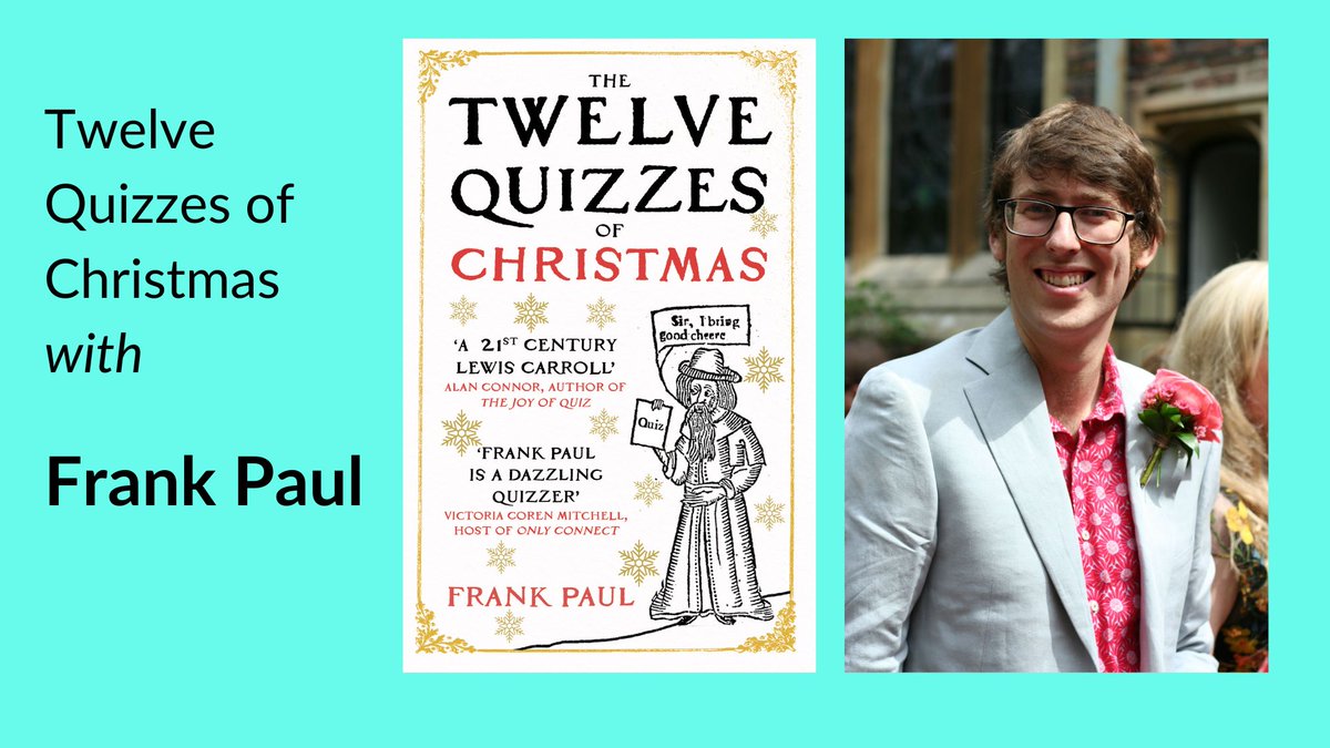 camlitfest's tweet photo. Closing #CLFWinter22, join us for #Christmas fun with #quizmaster extraordinaire @FrankMPaul.
From conundrums told entirely in Seussian verse to Die Hard inspired riddles, the evening will provide light-hearted & potentially competitive entertainment!
https://t.co/9SncImAvCU https://t.co/j1vdDQ0LeX