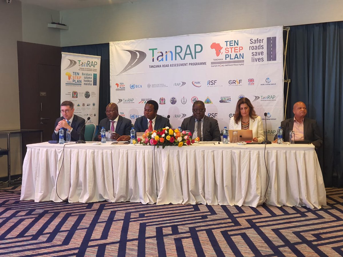 IRFofficial_org's tweet photo. We did it! National Road Assessment Programme launched today in Dar es Salaam thanks to @UNRSF and GRSF-funded #10StepProject Tanzania, aiming at building institutional capacity and improve the safety of road infrastructure in the country. https://t.co/LNRrazrMKQ
