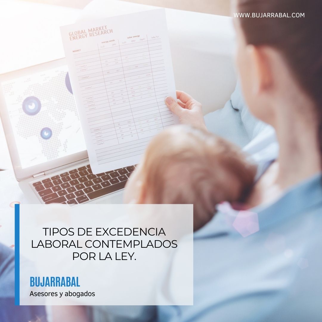 Hay varios tipos de excedencia laboral contemplados por la ley: Excedencia voluntaria, forzosa o por motivos familiares (maternidad, paternidad o cuidado de familia)
Si necesitas asesoramiento legal contacta con nosotros. 📲 +34 941 545 154 o reserva tu 𝘾𝙞𝙩𝙖 𝙋𝙧𝙚𝙫𝙞𝙖.