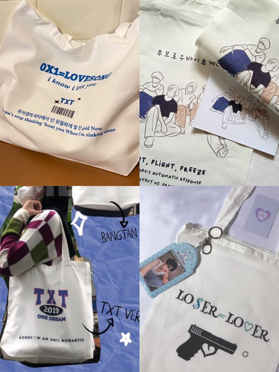 tinyjjud's tweet photo. ♥︎ ᵎᵎ Aesthetic txt totebag based on shopee  —

— a thread @TXT_members https://t.co/DwnINpo2HD