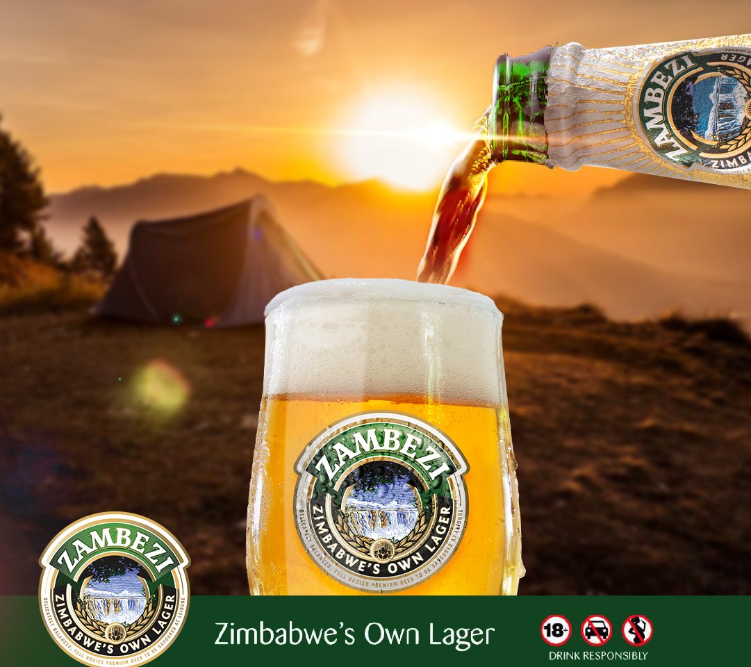 Summer sundowners 🌇 and #ZimbabwesOwnLager🍻  
Can life get much better than that?