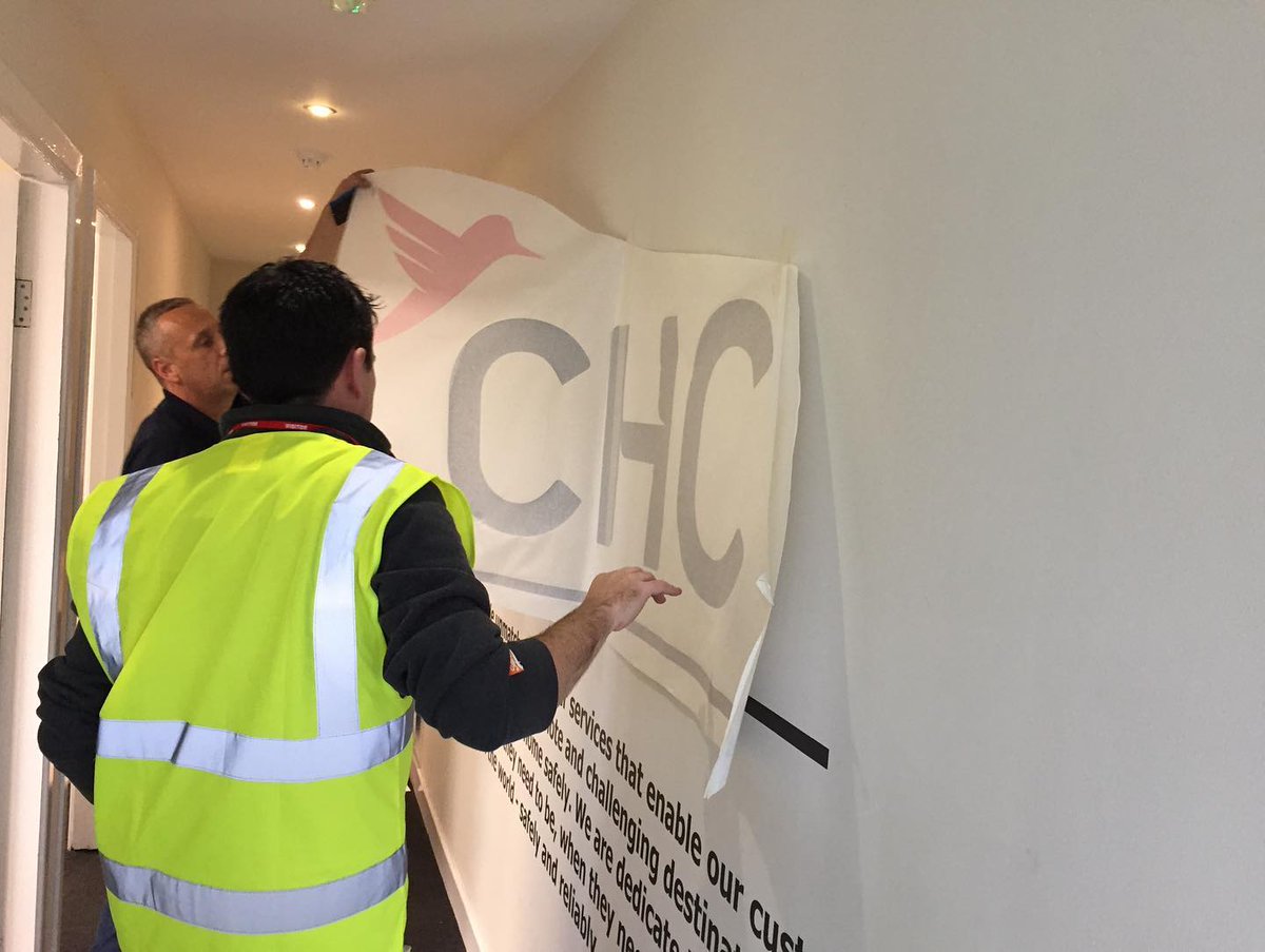 IndigoVisual's tweet image. Have a look at the large #Graphics we designed to fit large spaces. The sky's the limit! 🚁⛑