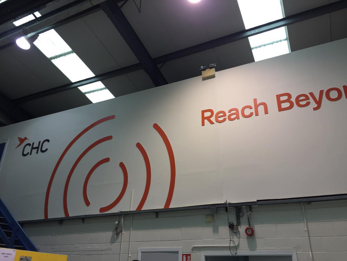 IndigoVisual's tweet image. Have a look at the large #Graphics we designed to fit large spaces. The sky's the limit! 🚁⛑