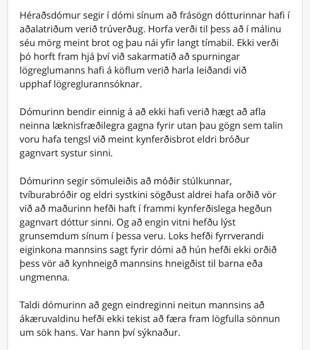 Allir krakkar að muna að biðja lögregluna að endurorða leiðandi spurningar í yfirheyrslum. 

Allir krakkar muna hafa vitni hjá þegar pabbi eða frændi er að misnota.

Allir pabbar og frændur sem misnota muna svo bara að svara öllum ásökunum neitandi. Þá skiptir hitt eflaust engu.