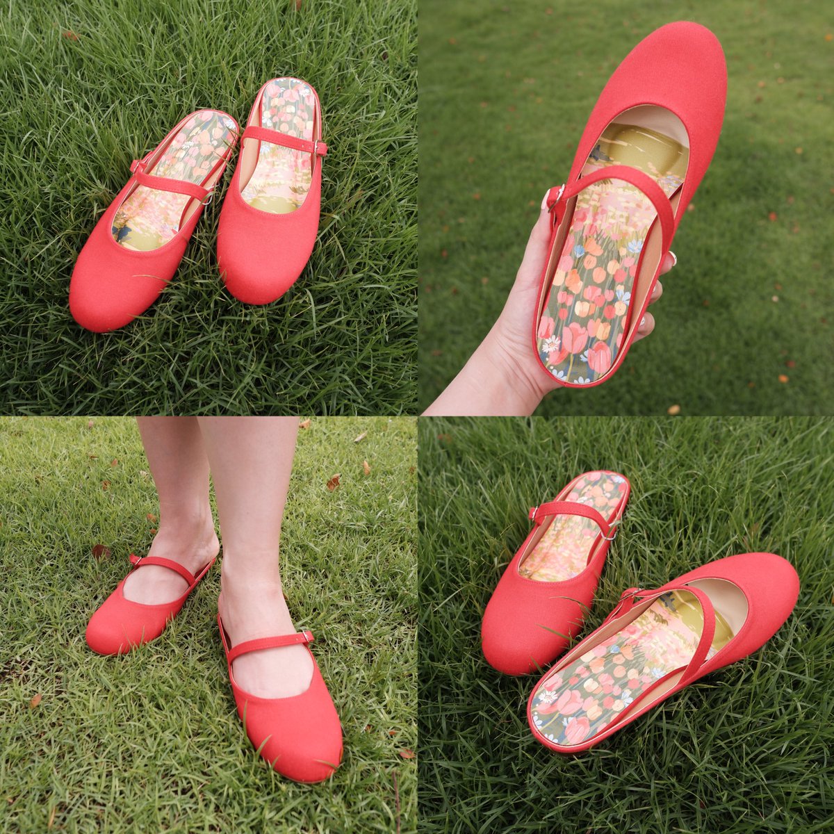 บอกเลยว่าชอบรองเท้าแบรนด์นี้มาก keep by 1969 เป็นอะไรที่สวย น่ารัก ใส่ง่าย ดูวินเทจวินใจ ไม่ต้องกลัวรองเท้าแนวคัตชูจะกัดข้อเท้าละ ร้านเค้ามีหลายสี นี่ซื้อสีชมพูไปติดใจมาสั่งสีแดงอีก พื้นรองเท้าก็คือดีเทลมาก อวยยศเลย ราคาไม่แรงเกินด้วย สมมง