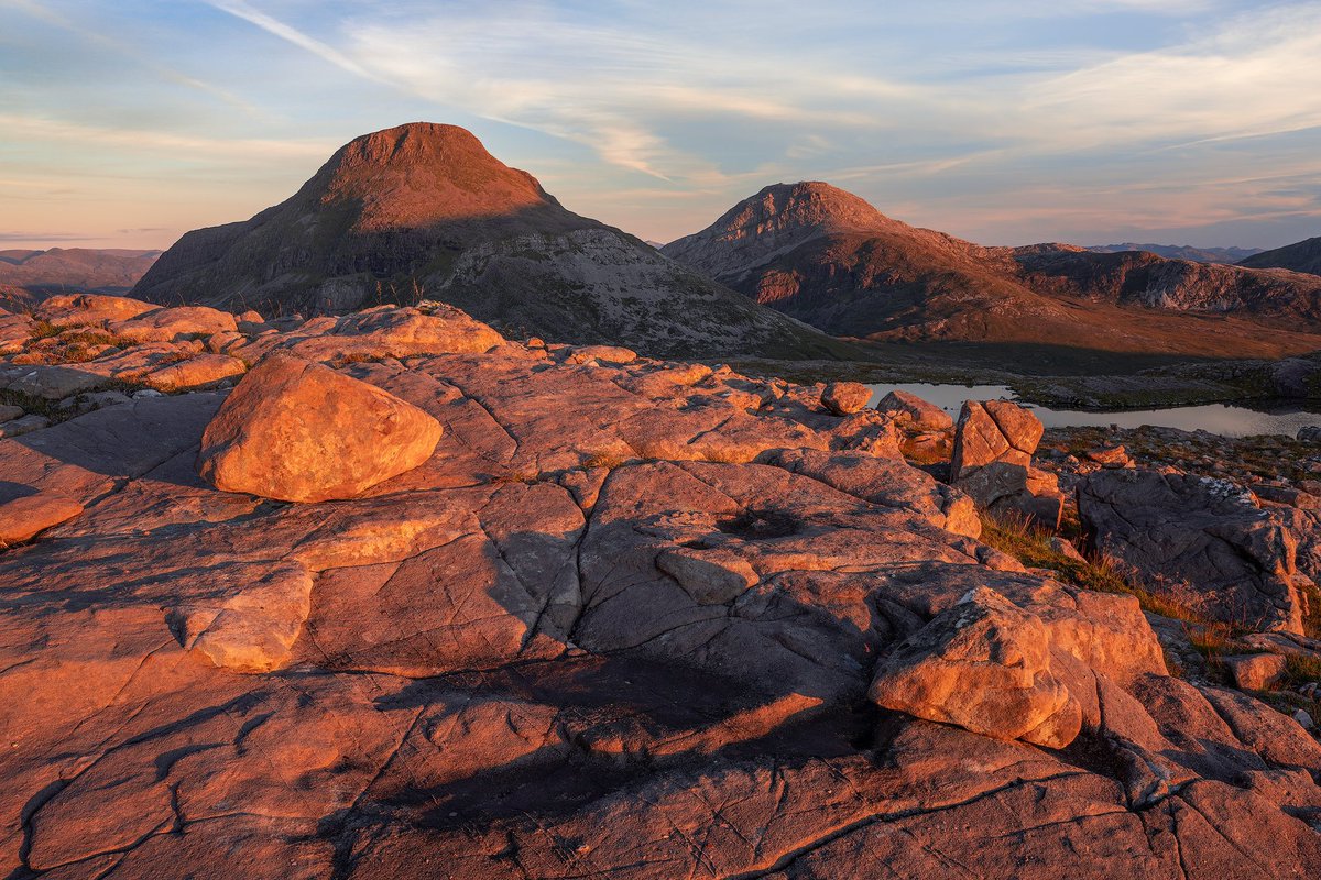 Late evening light catching the tops of Maol Chean-dearg and An-Ruadh Stac. 

The geology is fantastic up here and offers up so many potential compositions but I find you have to wait for the light to reveal them.
<a href="/VisitScotland/">VisitScotland</a> <a href="/TGOMagazine/">The Great Outdoors</a> <a href="/kasefiltersuk/">Kase Filters UK</a>