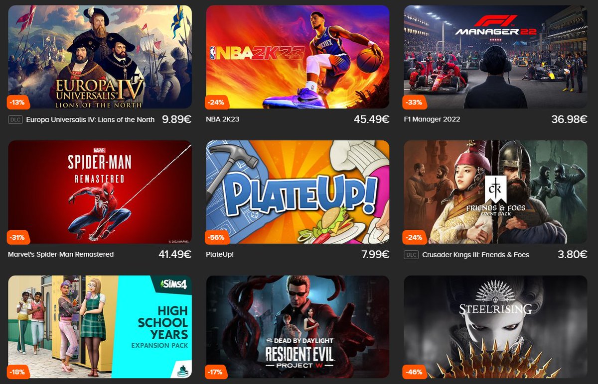 Coucou les gars comme d'hab vous pouvez gagner un jeu gratos ce mois avec <a href="/InstantGamingFR/">Instant Gaming</a> alors foncez ici -> instant-gaming.com/fr/giveaway/MA… Vous pensez quoi du nouveau Spider-man Remastered ? Ca me tente sur PC