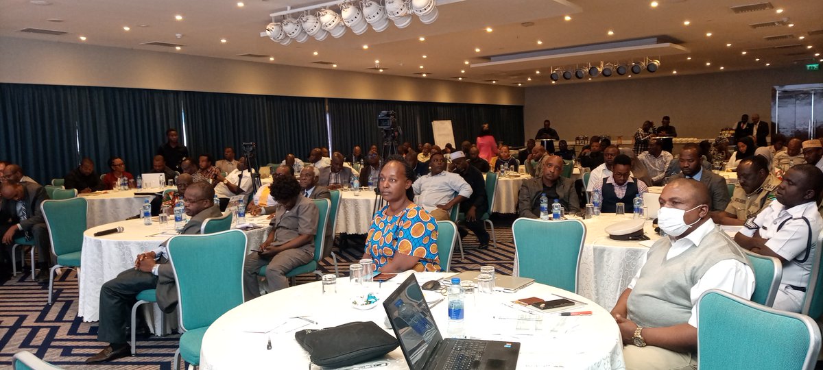 TanzaniaRap's tweet photo. Mr. Atupele Mwakibete, Deputy Minister at the Ministry of Works and Transport in Tanzania, addressing invited guests during the official launching of the TanRAP

#TanRAP #SaferRoadsSaveLives https://t.co/QBmFpZnpDu