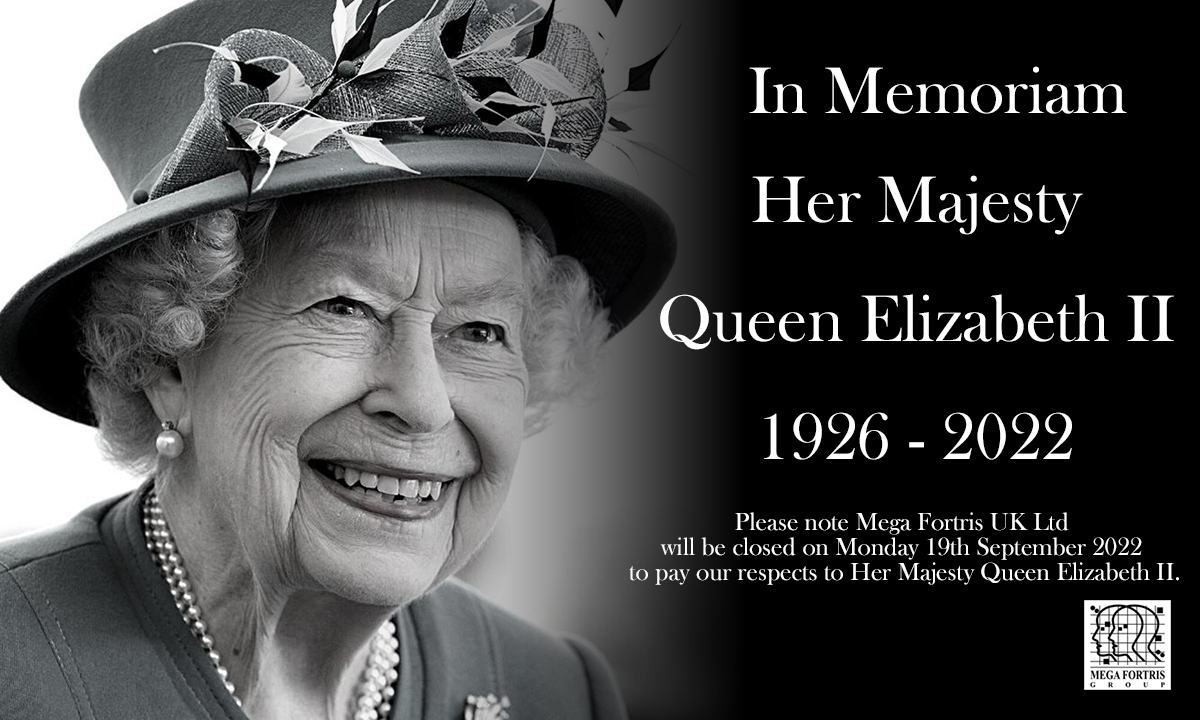 MegaFortrisUK's tweet photo. We extend our deepest sympathies to The Royal Family at this very difficult time.

Please note Mega Fortris UK Ltd will be closed on Monday 19th September 2022 to pay our respects to Her Majesty Queen Elizabeth II. https://t.co/4XuO5NIrpj