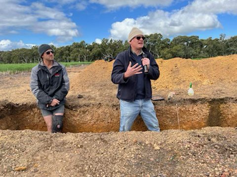 GRDCWest's tweet photo. Rounding out day 3 of the @GRDCWest Spring Panel Tour with a visit to the @DPIRDbroadacre Soils Field Day in Williams. Insightful discussions on amelioration, soil borne disease and crop rotations. Thanks to all the presenters and host @mdfowler100 https://t.co/Qayw5nKAwk