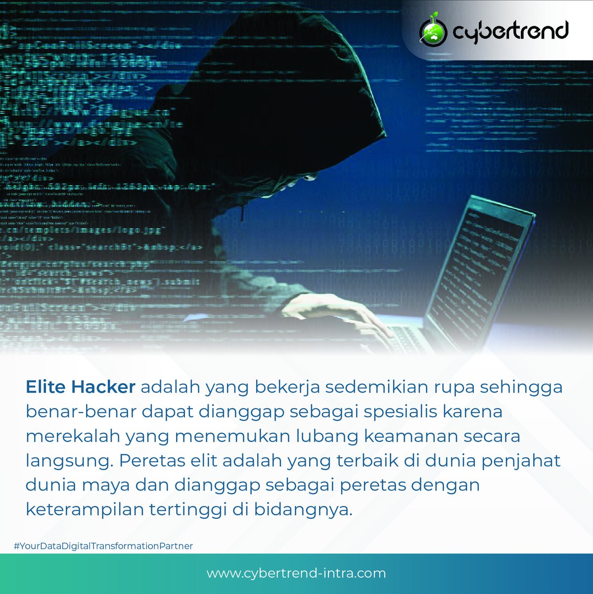 CIntrabuana's tweet photo. Hi CyberFriends!
Ngomongin soal hacker Bjorka, sebelumnya CyberFriends sudah tahu belum nih bedanya ahli Cyber security dan Elite hacker? Kalo belum, langsung aja simak dalam konten berikut ya! #Cybertrend #Cybertrending #bjorka #hacker #cybersecurity #elitehacker #kominfo https://t.co/I0VTlWejo1