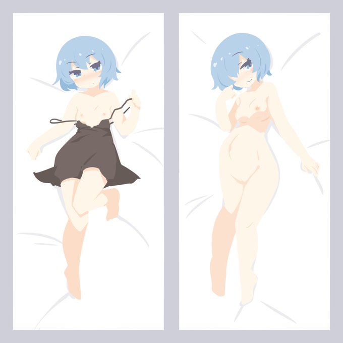 (R-18)(お題箱)抱き枕カバー風サクチャンをお願いします。通常とボテ腹の差分だと喜びます。 