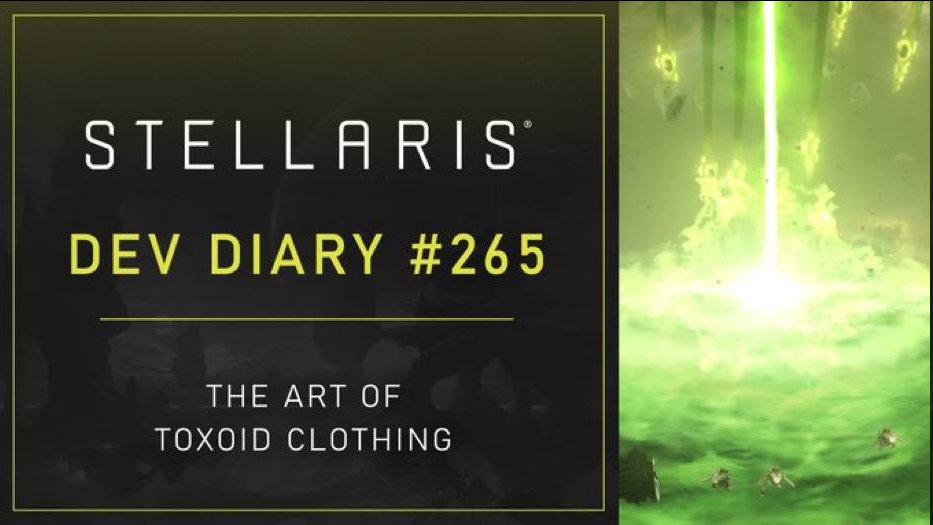 StrategiiUA's tweet photo. Новий щоденник розробників по 
👽 @StellarisGame
📖 Тема: Вигляд токсоїдного одягу

Читати українською тут 👇
https://t.co/Nr3gDPSBSJ

#щоденникистелларіс #стелларіс https://t.co/oPQTLxbRLK