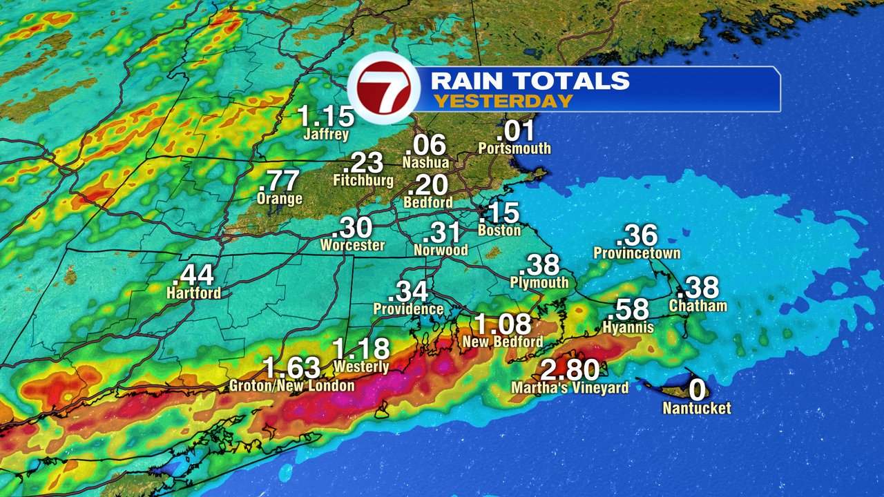 Lower Humidity Now Lower Temps Thursday Boston News Weather