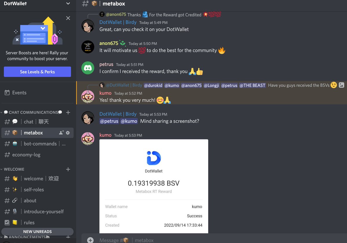 DotWallet tweet media