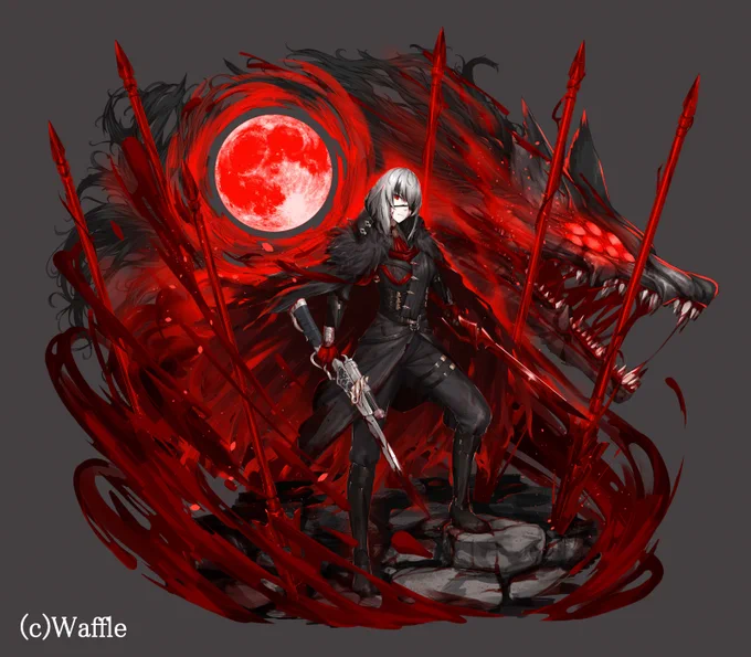 https://t.co/UoUFHizK7D様で配信中のオンラインゲーム『エデンズリッターグレンツェ https://t.co/UNCduaNT02』で「【魔血狂奔】シルヴェール」を描かせていただきました。よろしくお願いします。 