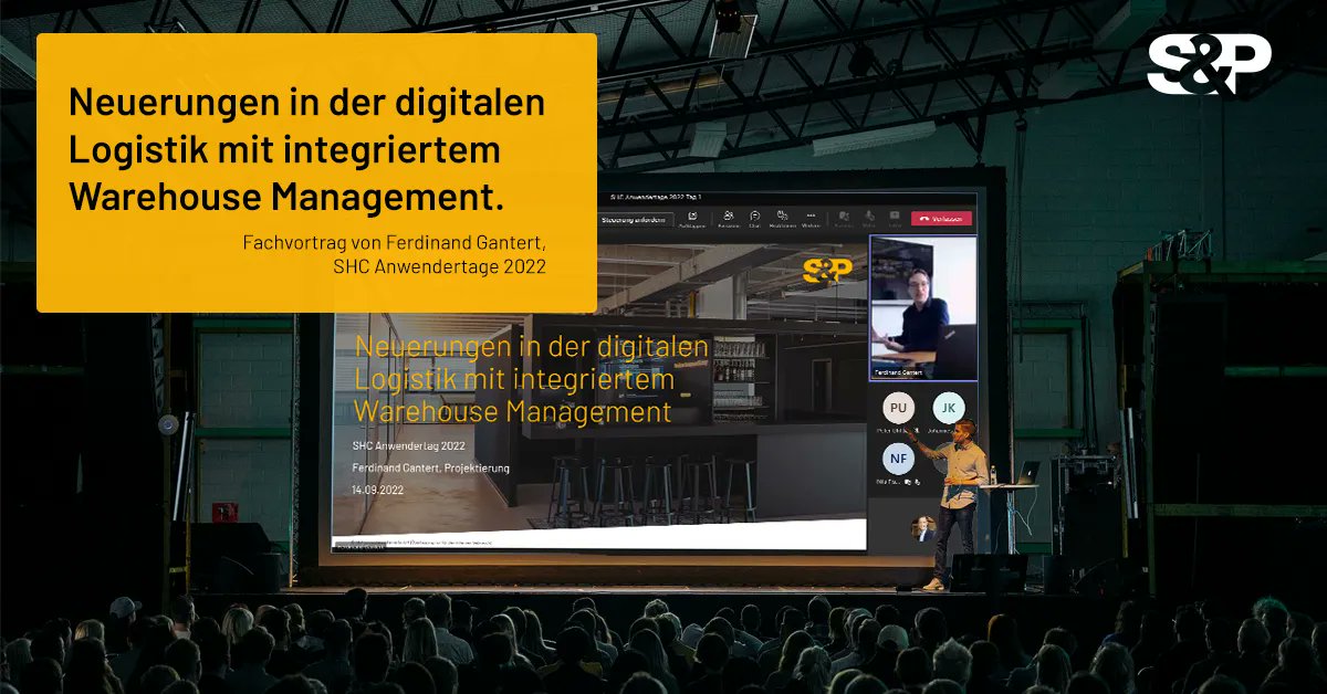suplogistik's tweet photo. #thestageisyours hieß es gestern für unseren Projektleiter auf dem SHC-Anwendertag und seinen spannenden Vortrag „Neuerungen in der digitalen Logistik mit integriertem Warehouse Management“.
#sup #shc #digitalisierung #warehouseperformance #warehousemangement https://t.co/NzicPAWMm5