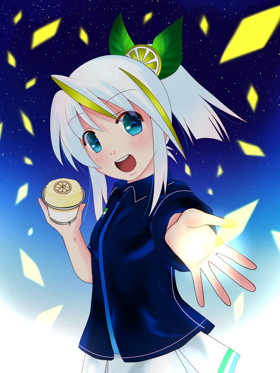 「祝!レモンチーズのスフレプリン1周年&れちこさんのお誕生日です!本来れちこさんは」|キノ店員のイラスト