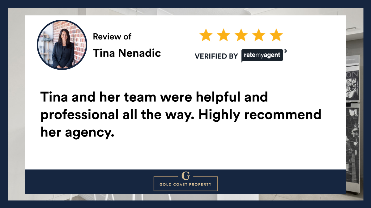 TinaNenadic's tweet photo. My latest RateMyAgent review in Robina
https://t.co/UxJR344gbF

...
#ratemyagent #realestate #Gold_Coast_Property_Sales_and_Rentals https://t.co/rvr2eXwNNQ