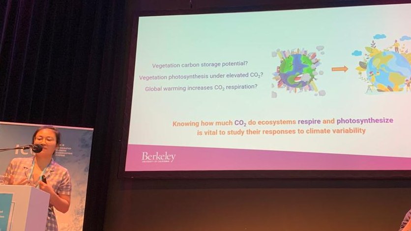 ICOS RI (@icos_ri) on Twitter photo Ngoc Nguyen <a href="/baongoc710/">Ngoc Nguyen</a> from #ESPM_Berkeley shares her development work for a new model approach on how soil moisture and latent heat exchange affect ecosystem respiration. (Congratulations on your first oral conference presentation!) #ICOS2022SC Ngoc Nguyen <a href="/baongoc710/">Ngoc Nguyen</a> from #ESPM_Berkeley shares her development work for a new model approach on how soil moisture and latent heat exchange affect ecosystem respiration. (Congratulations on your first oral conference presentation!) #ICOS2022SC