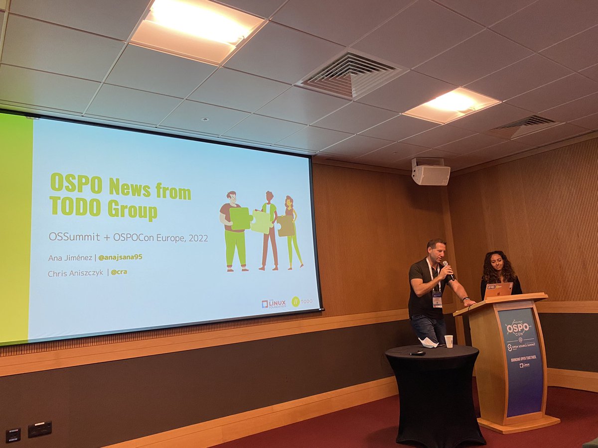 ShillaSaebi's tweet image. Super pumped to see @cra &amp;amp;  @anajsana95 kick off #OSPOCon @todogroup #ossummit