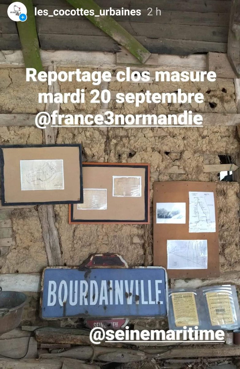 Hier c'était tournage sur les clos masure pour les cocottes à #Yerville et #Bourdainville avec <a href="/f3normandie/">France 3 Normandie</a> et le Département <a href="/seinemaritime/">Seine-Maritime</a> 
Des reportages du lundi ou jeudi  au 19-20 semaine prochaine !