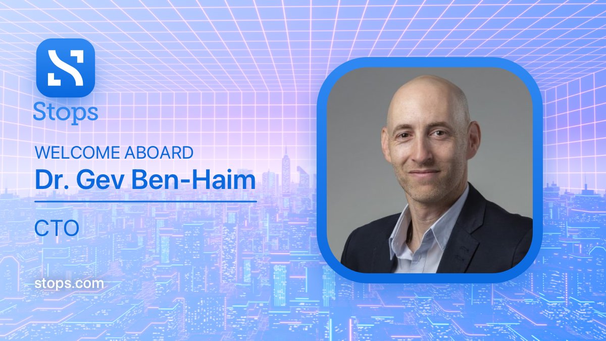 stopscom's tweet image. Look out, Metaverse! Gev Ben-Haim, PhD a specialist in geospatial technology (Technion) has officially joined Stops as CTO.

We’re honored and exited to have him aboard!

#stops #geospatial #location #metaverse