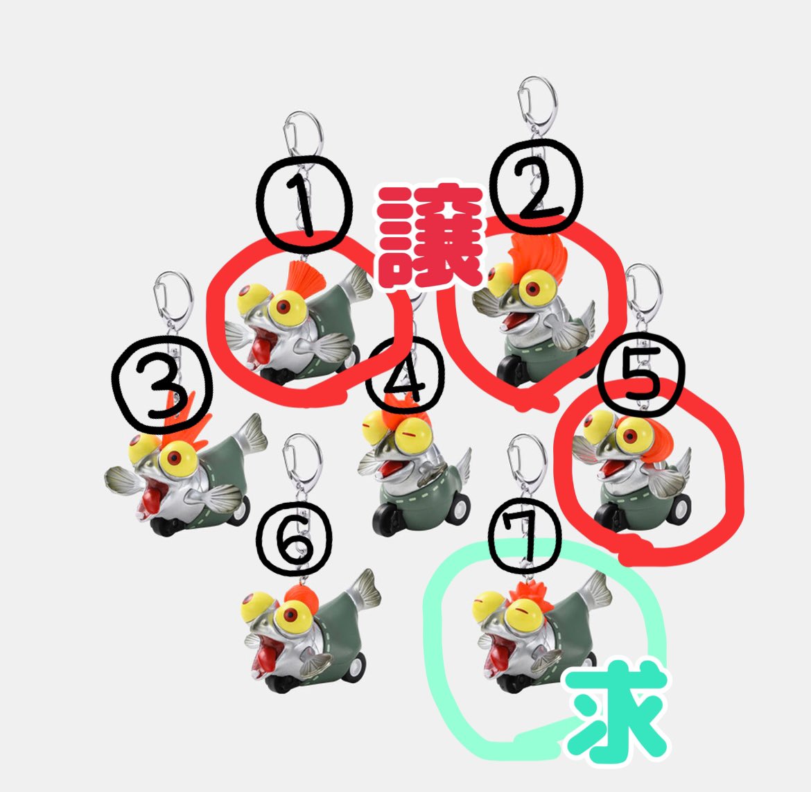 に値下げ! 走るコジャケコレクション Splatoon 3 キーホルダー 2番