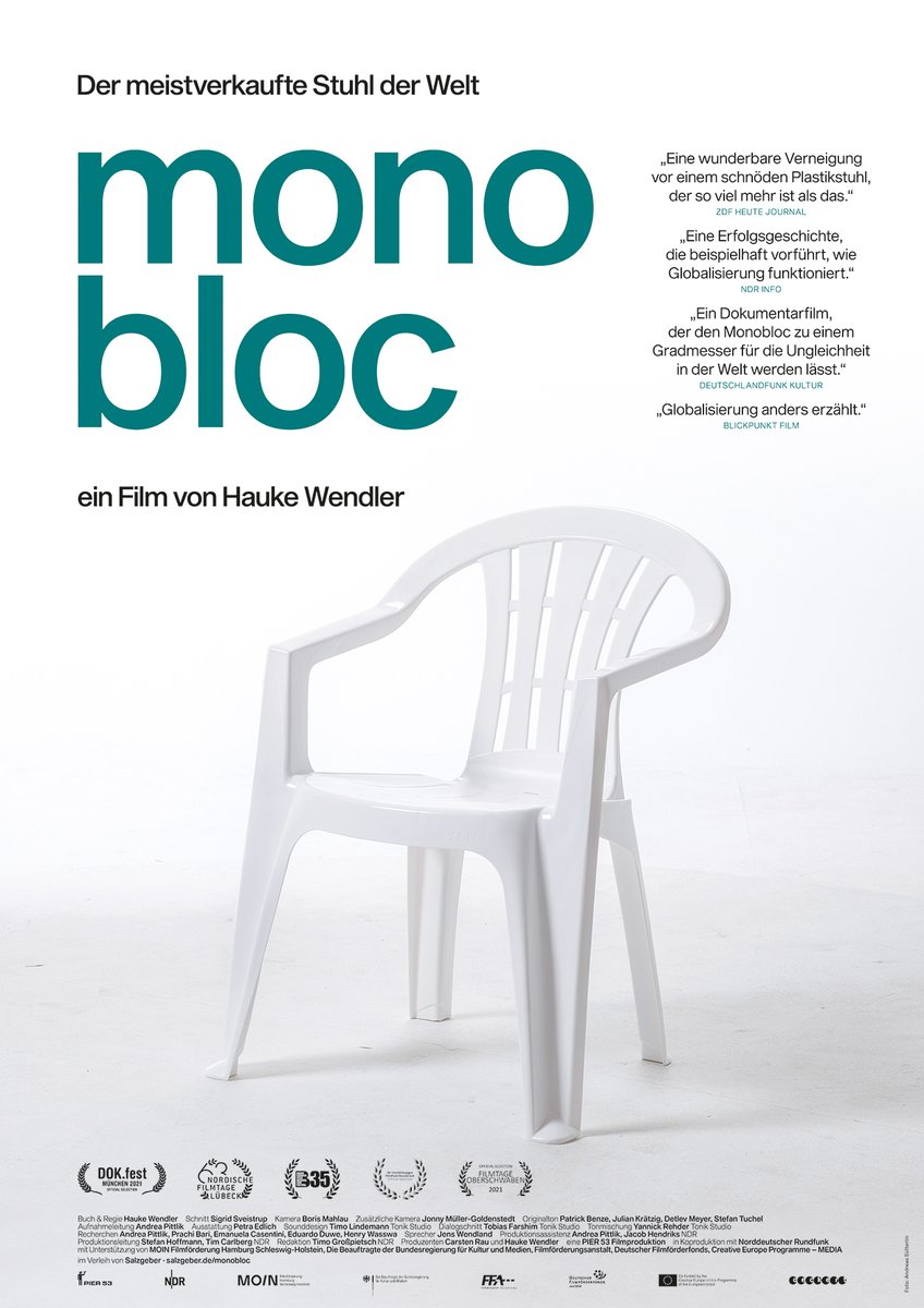 16. September, 19 Uhr, im Baumhaus, Gerichtstr. 23: KINO für MOABIT und BA Mitte präsentieren MONOBLOC. Danach Diskussion mit Vertreter*innen Deutsche Umwelthilfe, Kunststoffe e.V., Gesamtverband Kunststoffverarbeitende Industrie