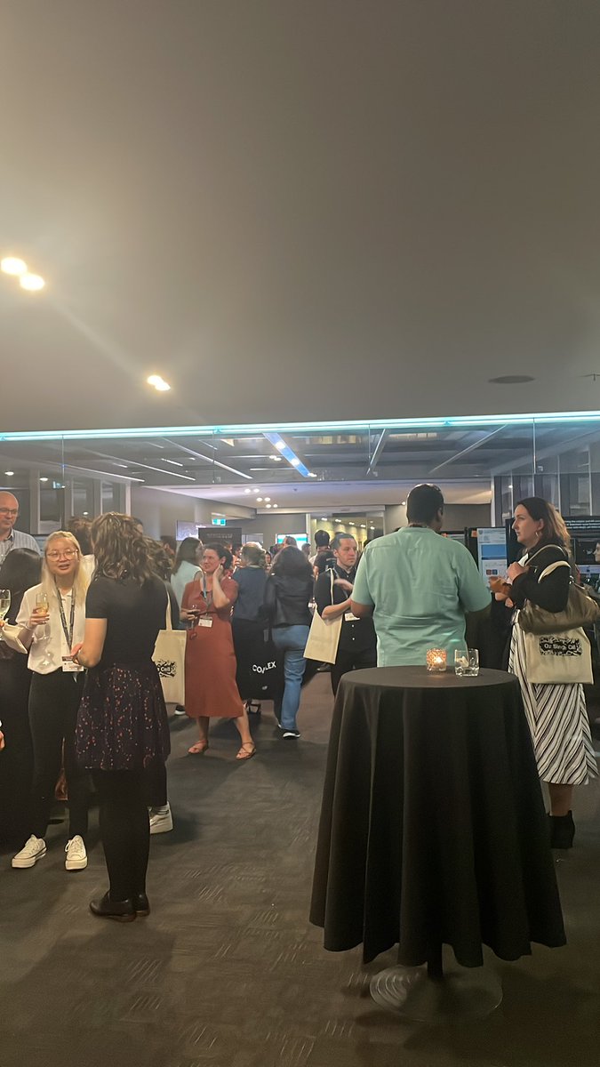 Busy time with poster session. It’s been amazing to meet old friends in person #OzSingleCell22