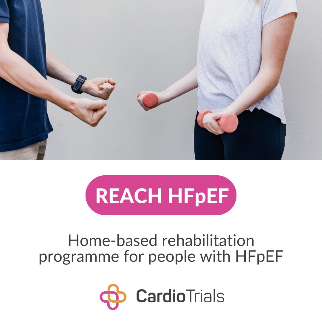 pumpinghearts's tweet photo. Cardiac rehabilitation is not currently available for HFpEF patients. If you have HFpEF or care for someone who does you can help to change this by taking part in this trial which aims to investigate its effectiveness and cost-effectiveness 👉 https://t.co/bLfpqulhSL https://t.co/bArUYRLfdh