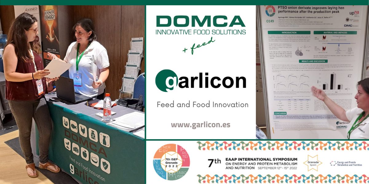 🔬 We are glad to be sponsoring the <a href="/Isep2022/">ISEP 2022</a>, the 7th International Symposium on Energy and Protein Metabolism and Nutrition held this week in Granada.

🐔We are presenting our latest research on this area, as well as our line of products for animal nutrition.