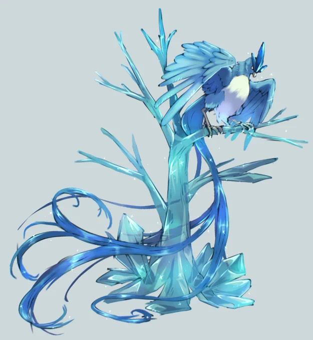 #ポケモン版深夜の真剣お絵描き60分一本勝負フリーザー 