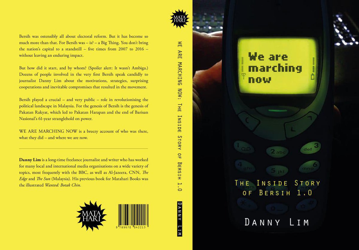 Journalist, writer & 2018 Krishen Jit Fund recipient @danny_lim's much-anticipated book, #WeAreMarchingNow: the Inside Story of #Bersih 1.0' is out!  The book is published by @MatahariBooks, and is available in bookshops now.

Congratulations Danny!