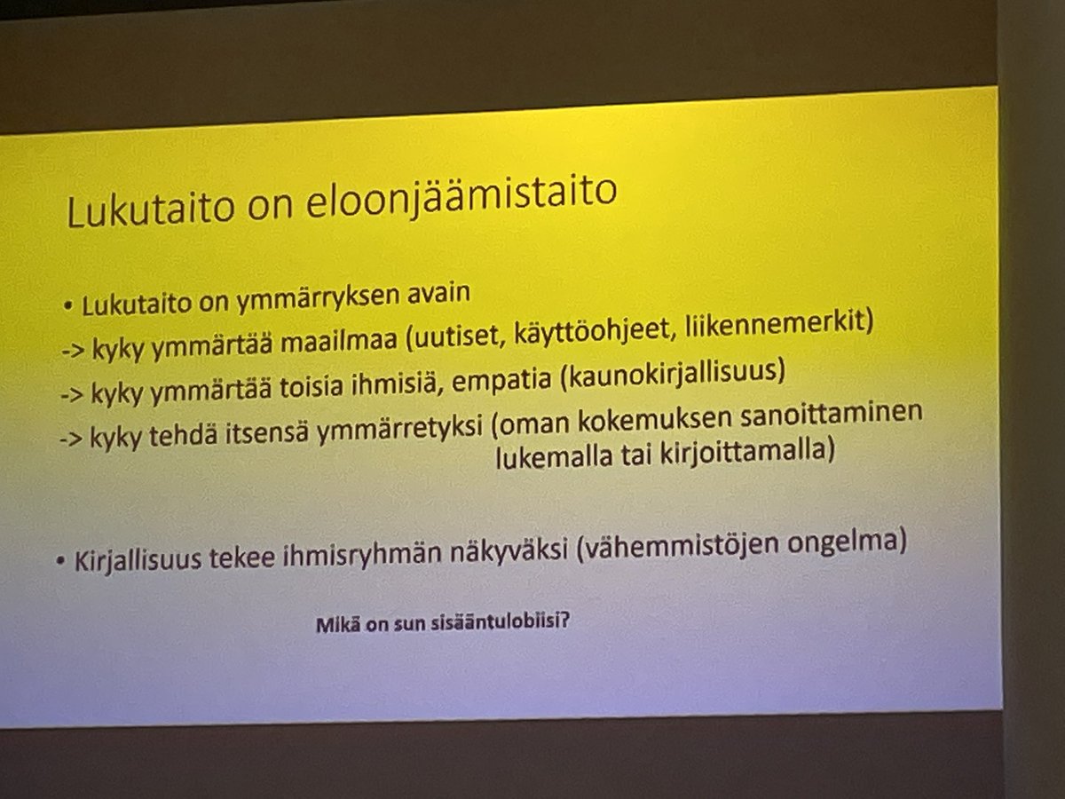 Lukutaito on eloonjäämistaito, sanoo <a href="/aleksissal/">aleksis salusjärvi</a> . #perustaidot #lukutaito #literacy #Perustaitopäivä