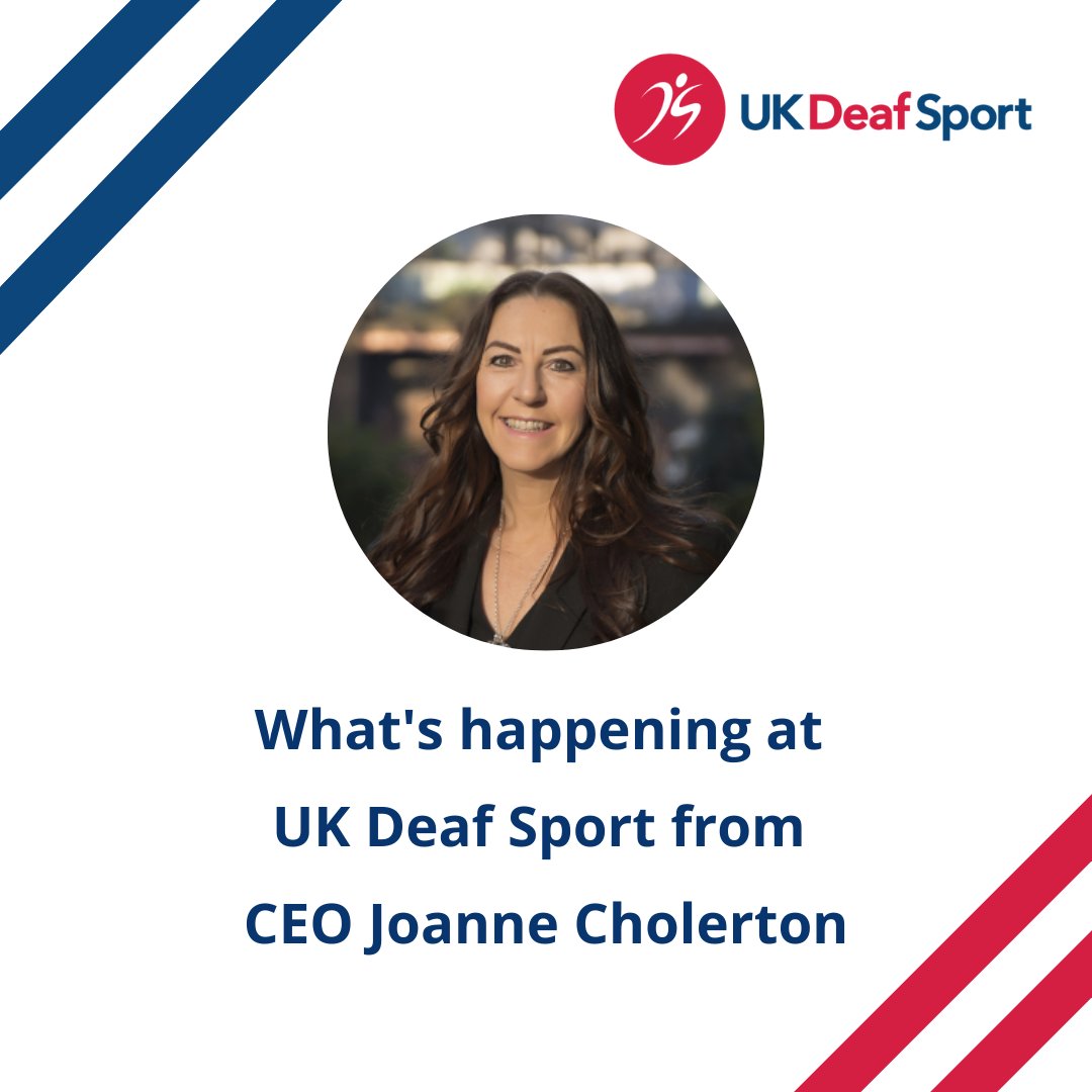 deafsport's tweet photo. See an introduction and update on our work from Joanne Cholerton, CEO UK Deaf Sport. 

Full details and BSL translation on our website - https://t.co/lYLQR4i363 https://t.co/YUnO9QhcNJ