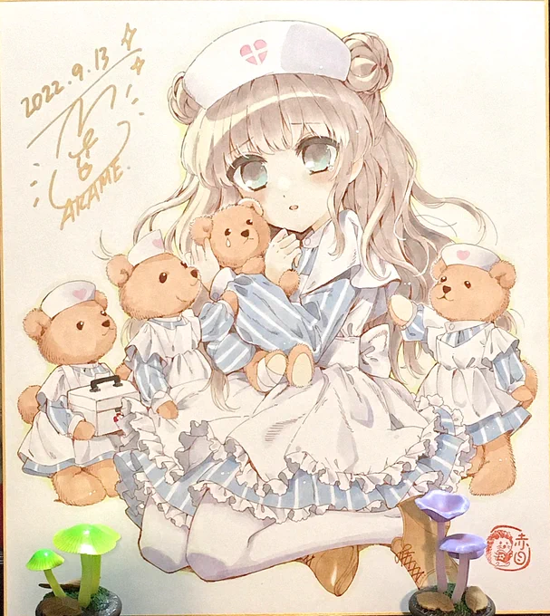 日本漫画家協会主催のチャリティーオークションへイラスト色紙を提供しました。※日程等は協会公式サイトやTwitterでの案内をお待ち下さいどなたかにお迎え頂ければ幸いです 