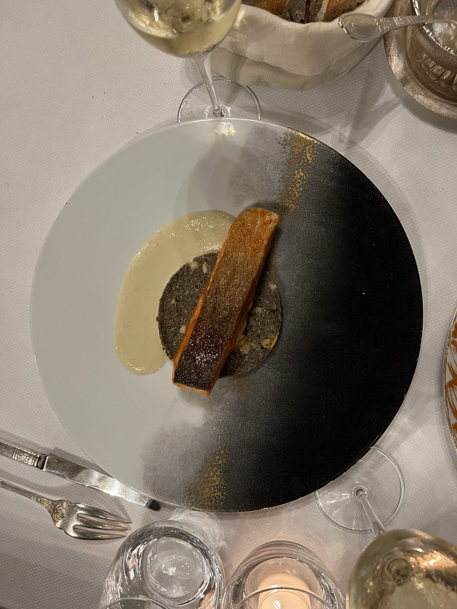 Amazing dinner at the iconic  #GrandVefour of <a href="/ChefGuyMartin/">Chef Guy Martin</a>. Loved it! #Paris #FrenchCuisine