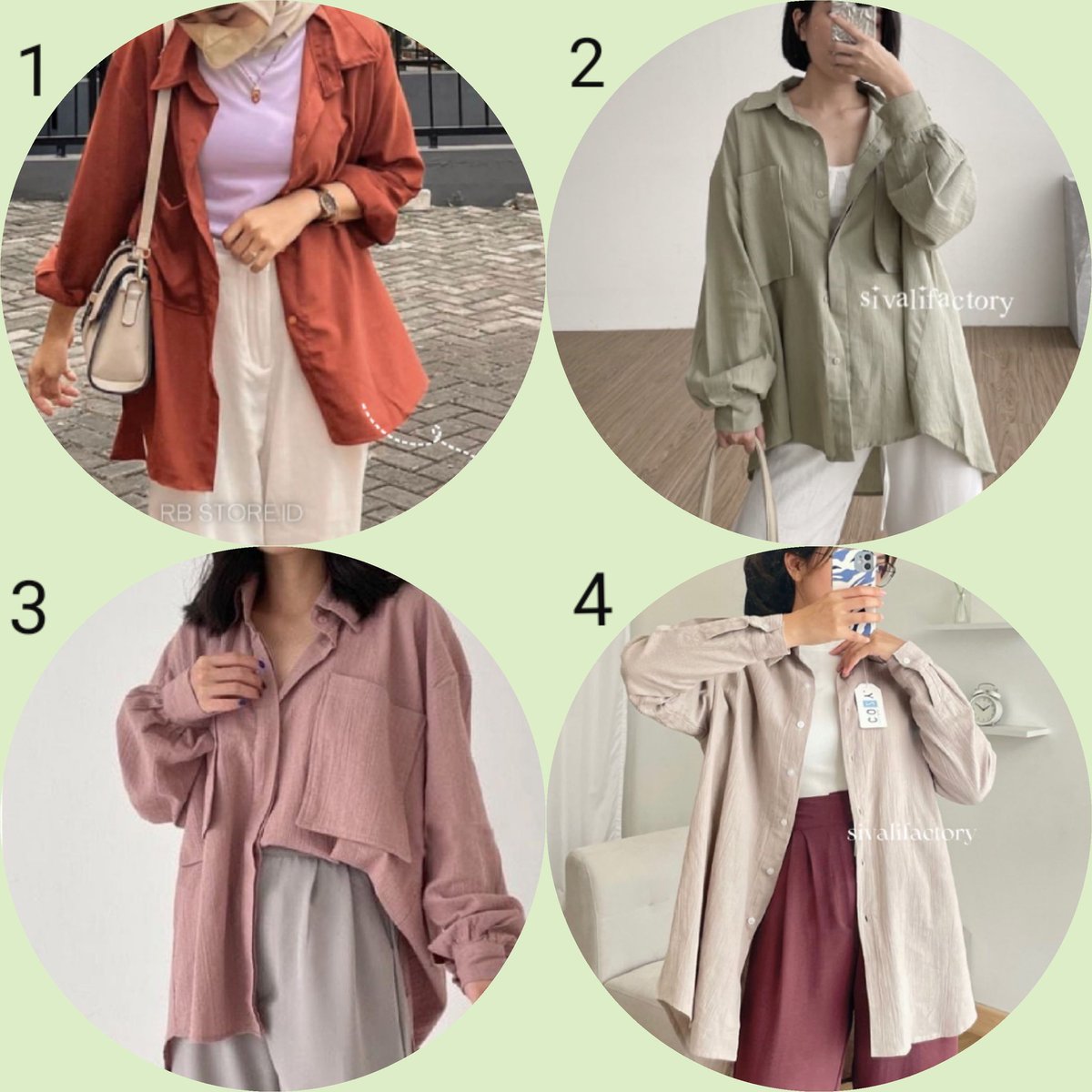 Rekomendasi Kemeja Oversize Pastel Lucu Aesthetic harga mulai dari 50k aja 😍
1. shope.ee/30COSfx5JS
2. shope.ee/4zxSqJzHhA
3. shope.ee/3AVoev74VM
4. shope.ee/7pHeDQ4O5E
Gigi Hadid Stella Aespa Ning Imaz Siwon Ariel iOS 16 Mas Agung Mabuk Rabu #kamujahat Anteraja