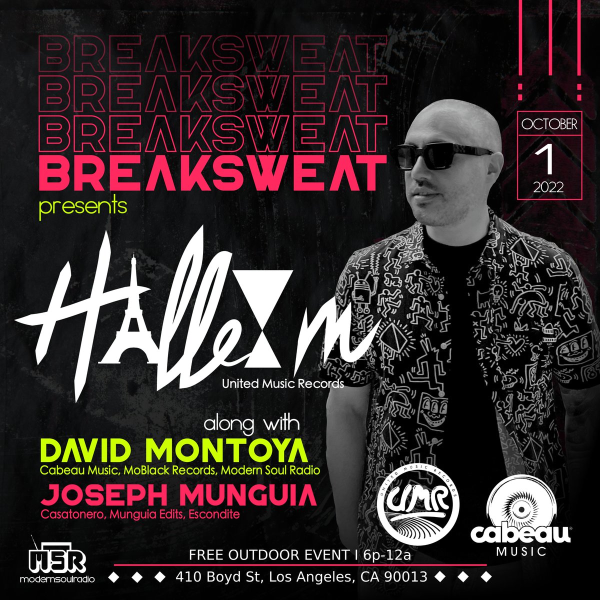 Oct.1st, Los Angeles, FREE event, Outdoors #afrohouse #afrotech #ElectronicMusic #afrolatin #melodichouse #housemusic #losangeles #LAEvents