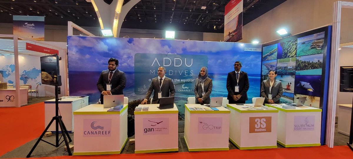 Ganairportco's tweet photo. We are pleased to participate in this years @OTMIndia in Mumbai from 13th to 15th September, exclusively promoting tourism in Addu. #GANairport #visitAddu #Maldives https://t.co/E1MWHsaDkZ