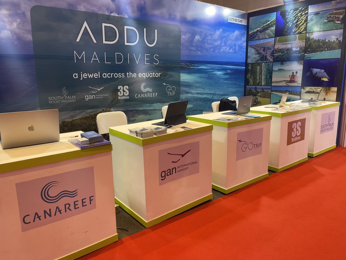 Ganairportco's tweet photo. We are pleased to participate in this years @OTMIndia in Mumbai from 13th to 15th September, exclusively promoting tourism in Addu. #GANairport #visitAddu #Maldives https://t.co/E1MWHsaDkZ