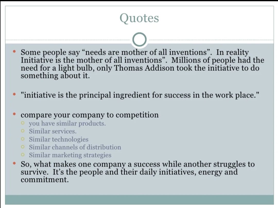 graecussss's tweet photo. What is Taking Initiative??
.
.
.
.
.
.
.
#leadership #Leaders #LeadershipDevelopment #leader #LeadFromBehind #takinginitiative #personaldevelopment #softskills #TheBachelorette #BayernBarca https://t.co/NoyAQG3sli